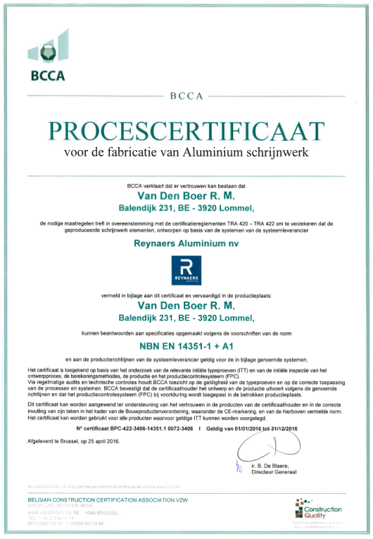 2021CertificaatAluminiumReynaers